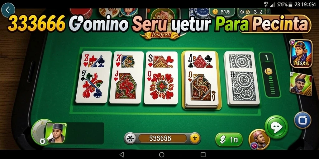 Screenshot gameplay 333666 menampilkan aksi seru permainan Domino.