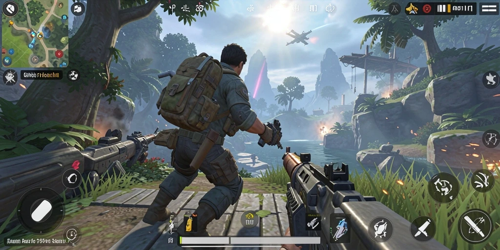 Gameplay seru dari GN777 dalam mode TPS yang penuh aksi.