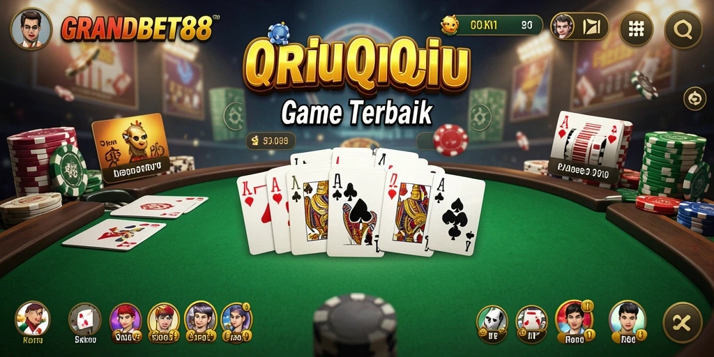 Tampilan gameplay QiuQiu yang seru dan interaktif.
