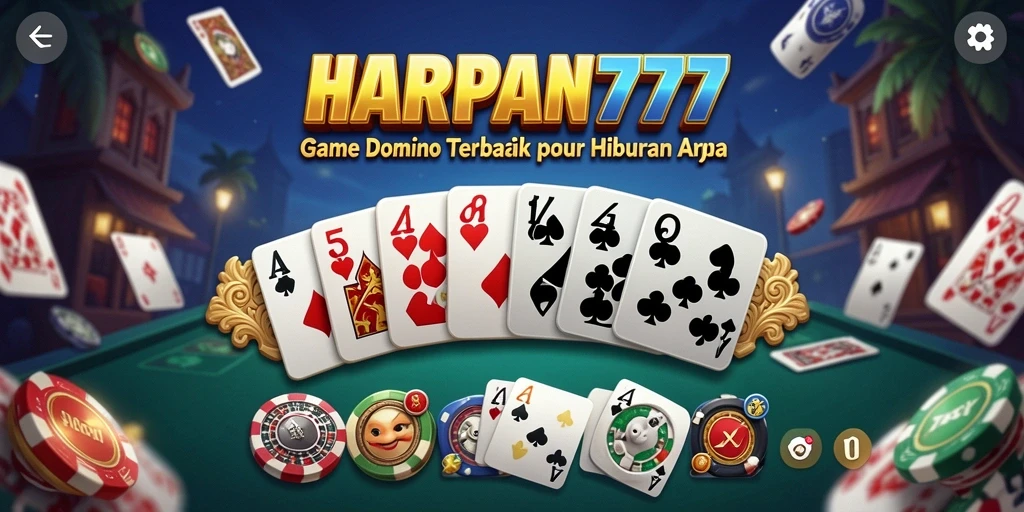 Tampilan menarik dari game Domino HARAPAN777 dengan gameplay seru.