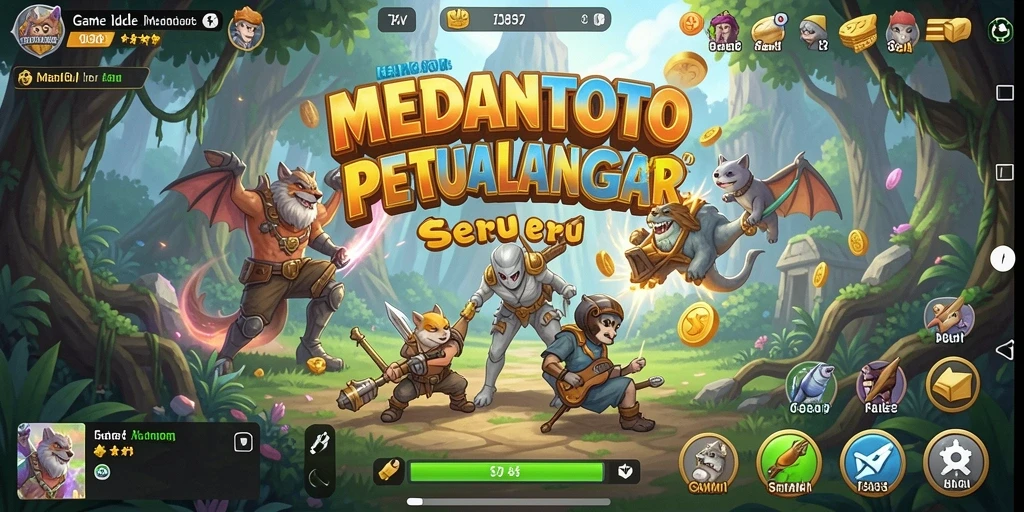 Screenshot MEDANTOTO menampilkan gameplay seru dengan karakter unik dan grafis menarik.