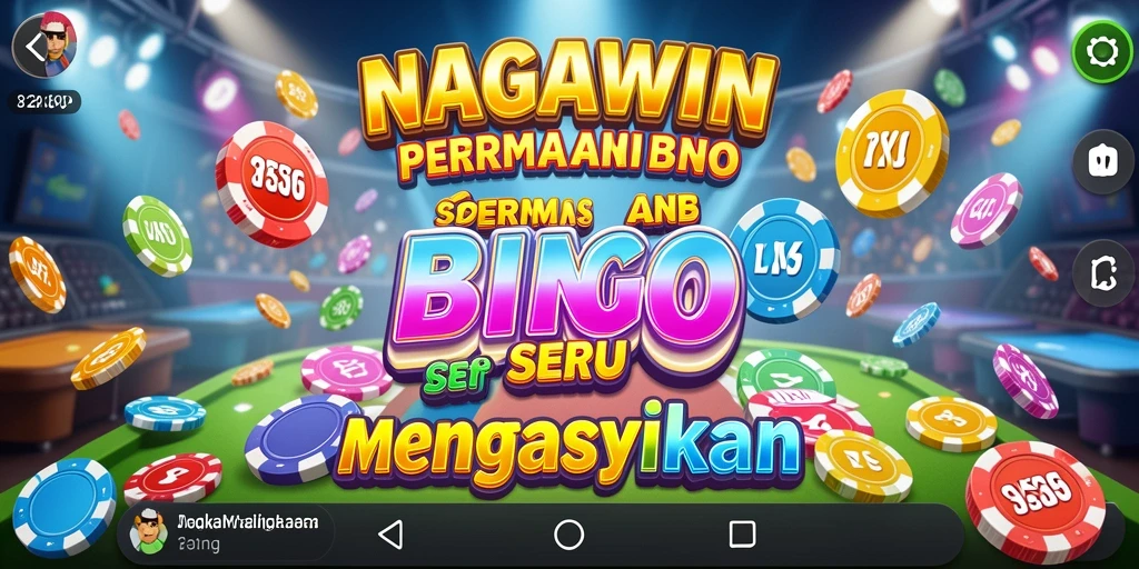 Tampilan gameplay Bingo yang seru di NAGAWIN.