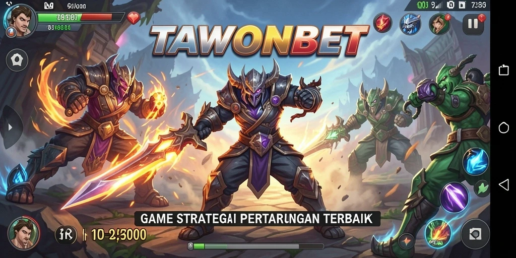 Tampilan gameplay SLG yang menarik di TAWONBET.