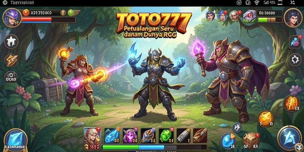Screenshot gameplay TOTO777 menampilkan aksi seru dan karakter unik.